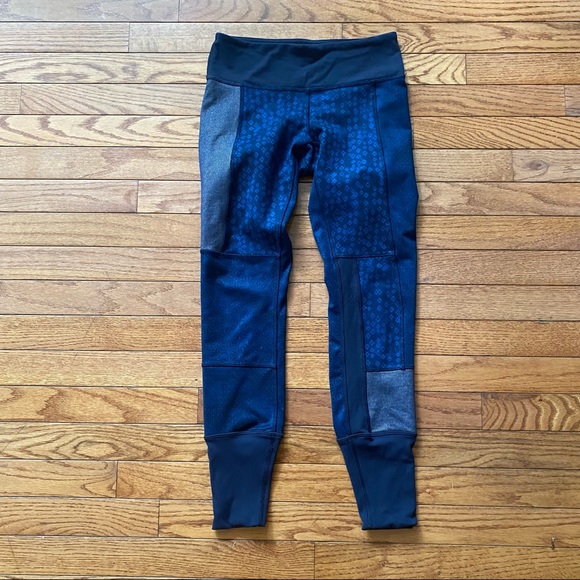 Lululemon Wunder Under in Kanoko Twist Inkwell Rugged Blue/Inkwell/Sashico Star - Picture 4 of 7